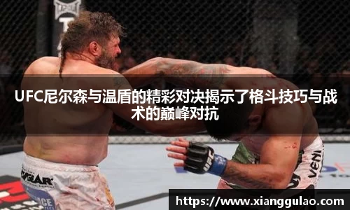 UFC尼尔森与温盾的精彩对决揭示了格斗技巧与战术的巅峰对抗